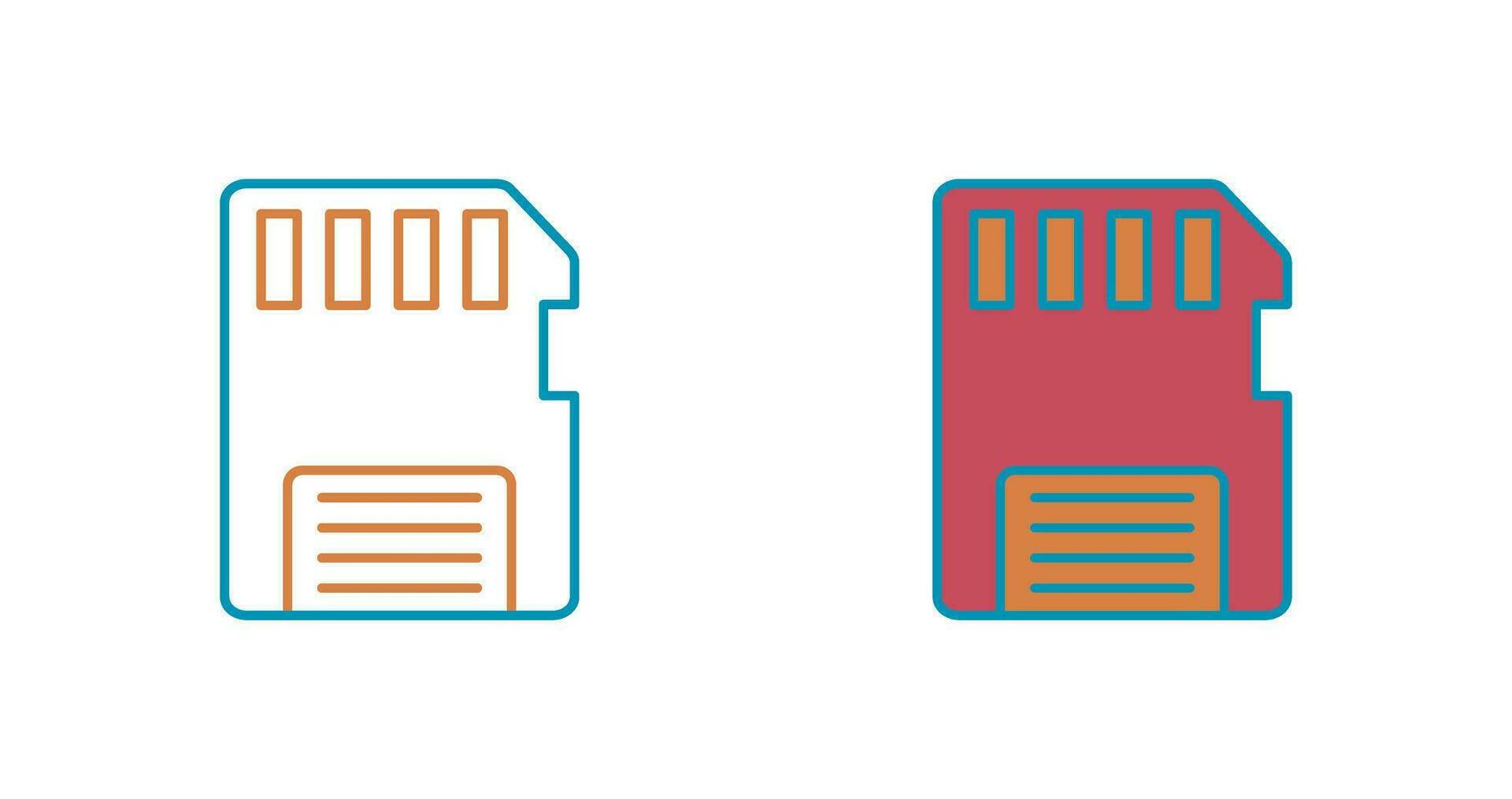 Memory Card Vector Icon