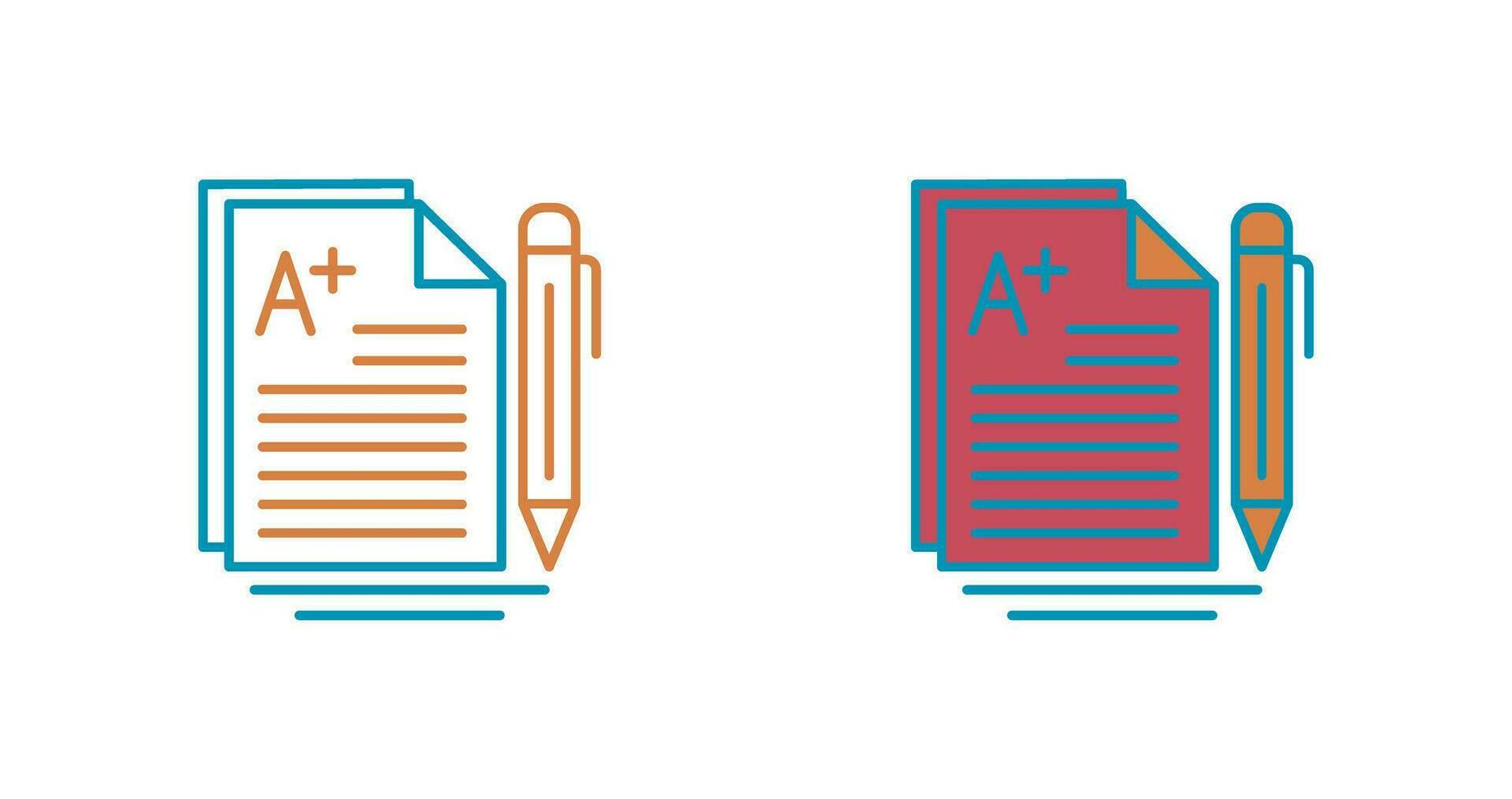 A Grade Vector Icon