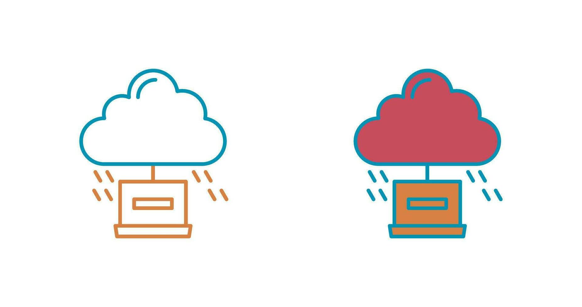 Cloud Computing Vector Icon