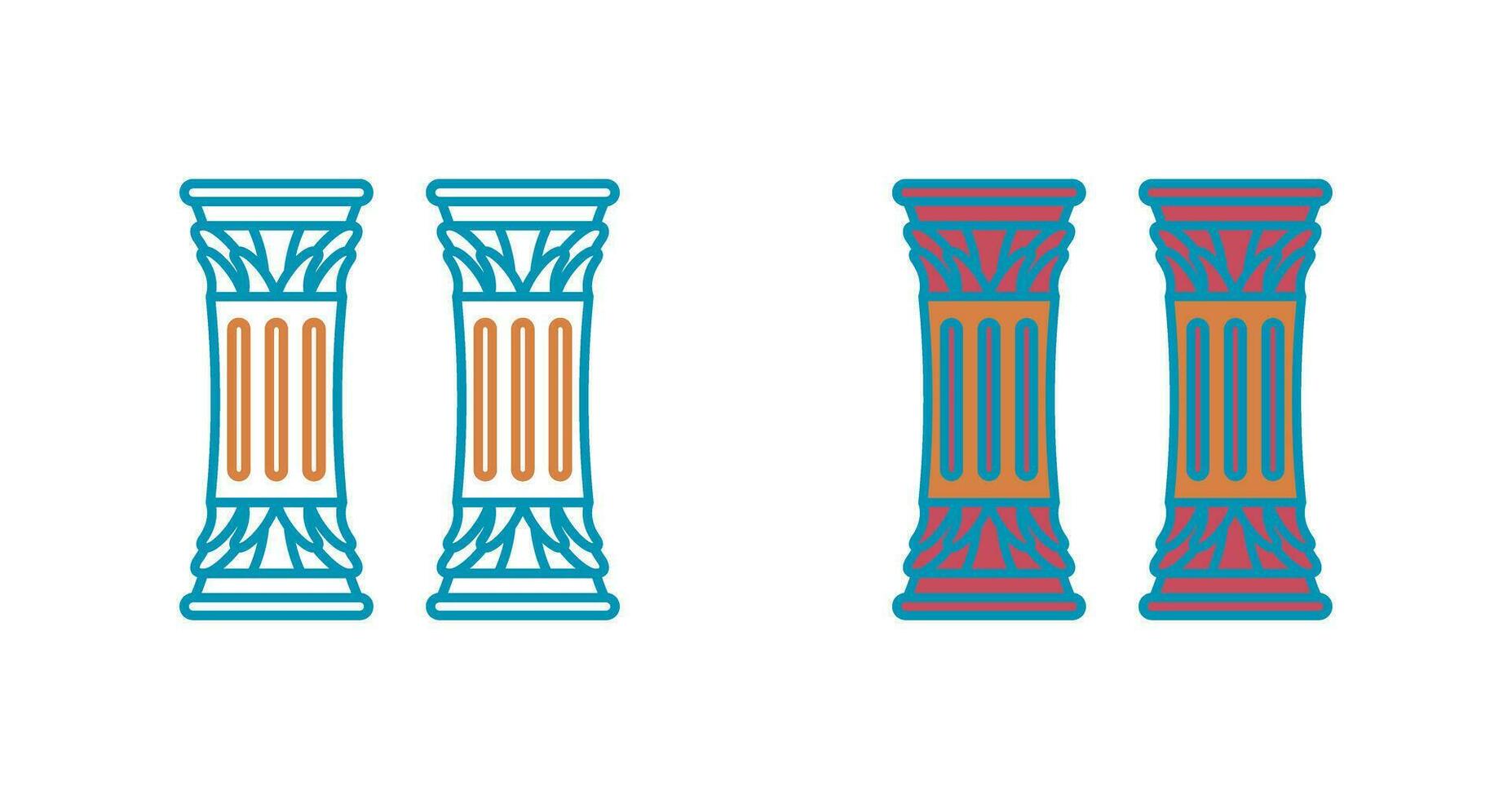 icono de vector de columna