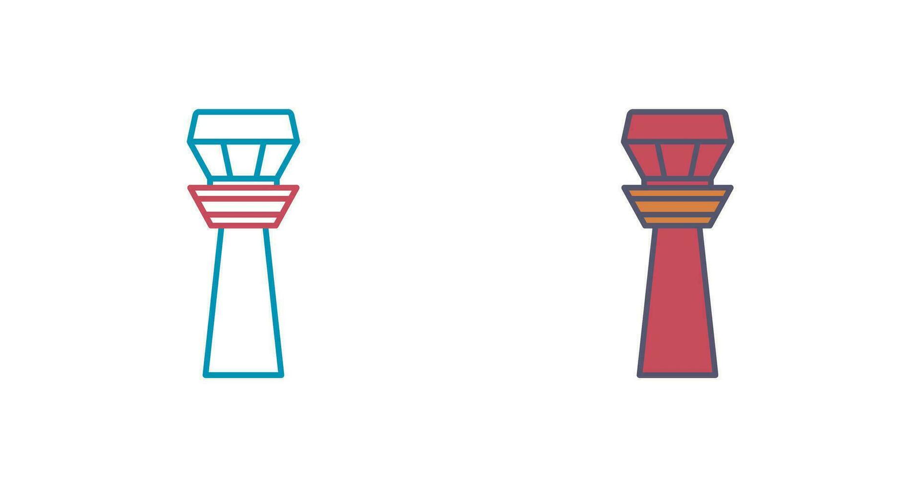Control Tower Vector Icon