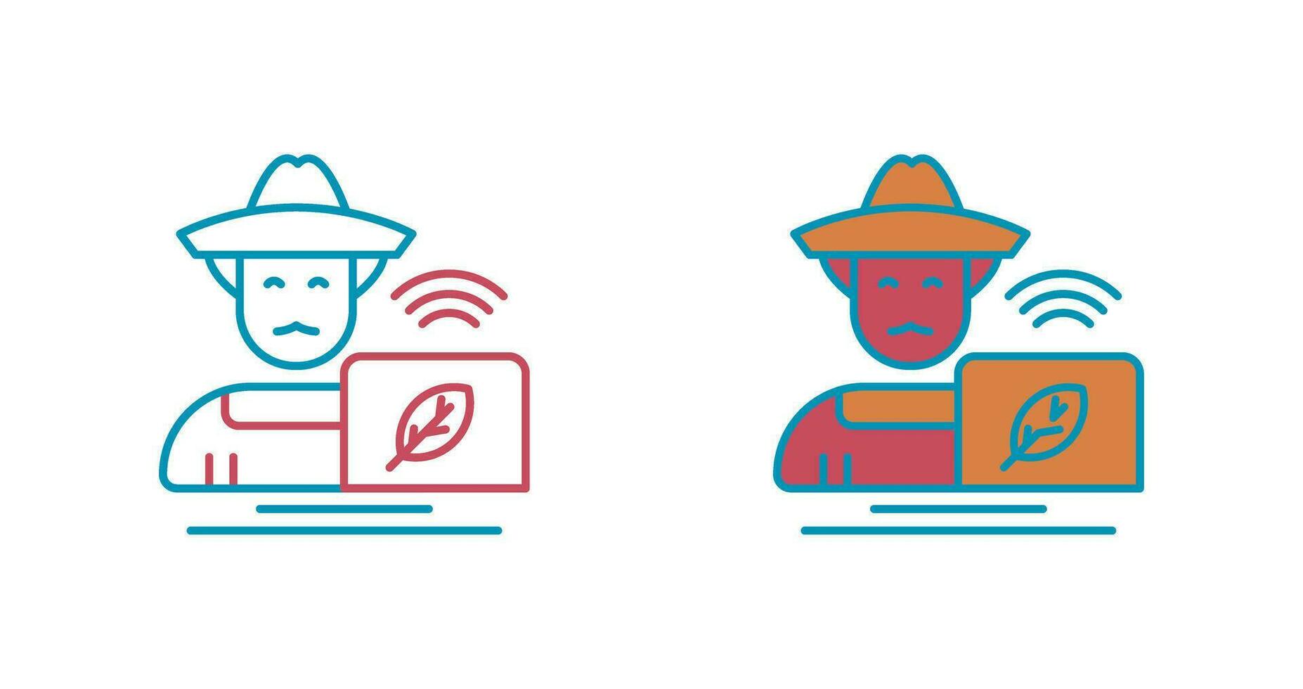 Farmer Vector Icon