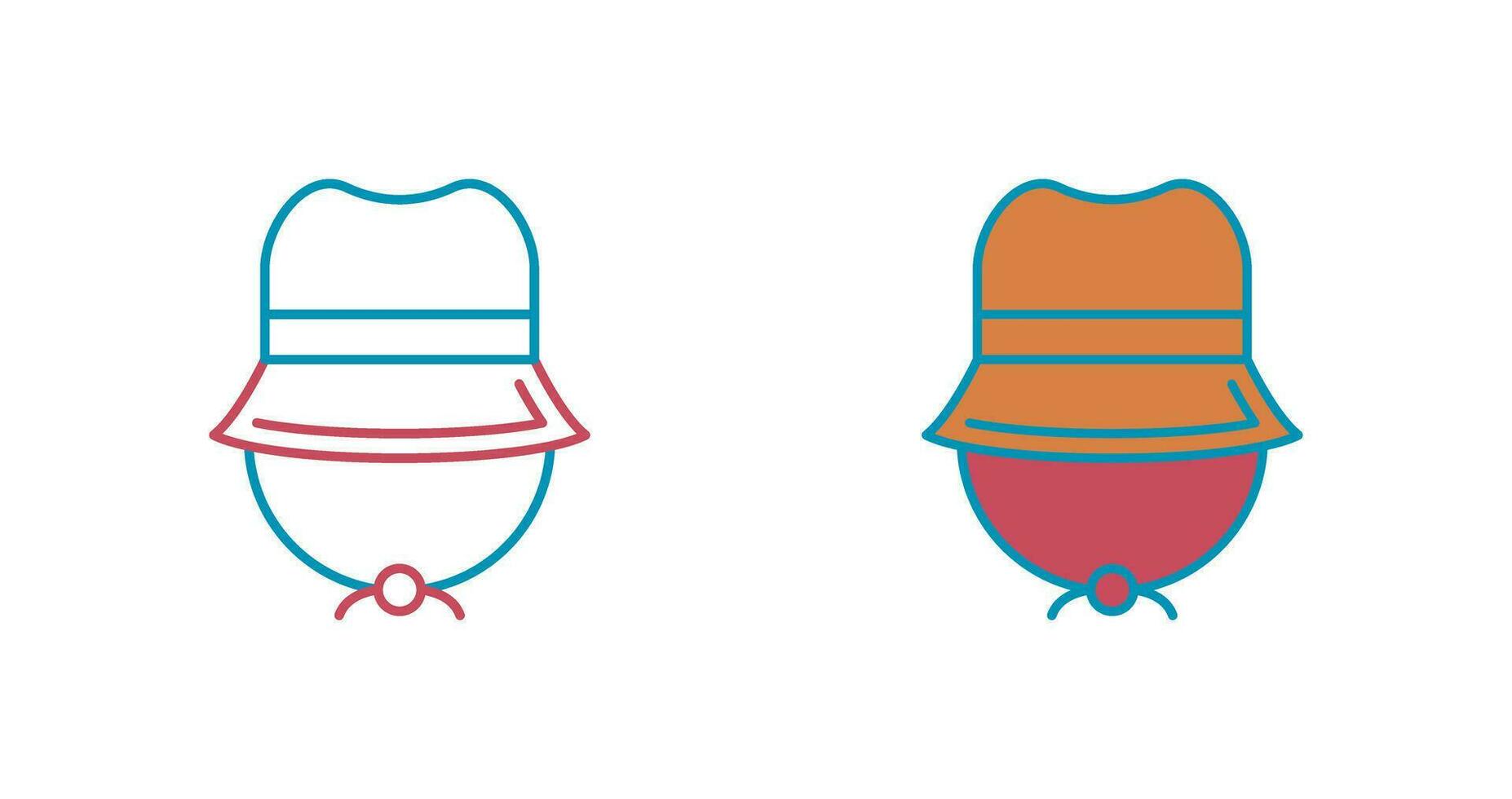 Camping Hat Vector Icon