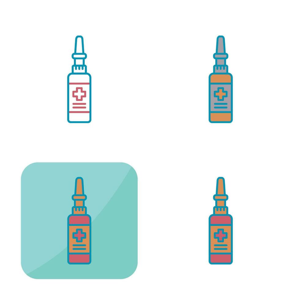 Nasal Spray Vector Icon