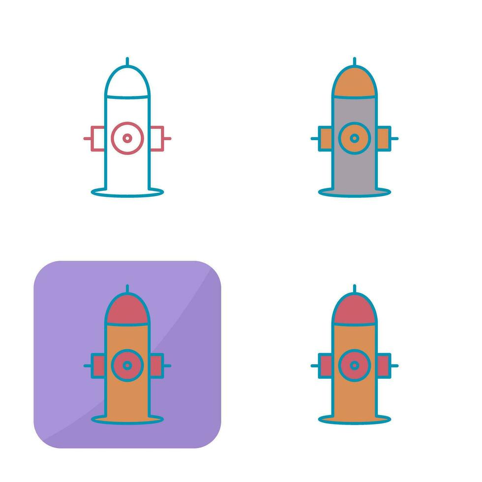 Unique Hydrant Vector Icon