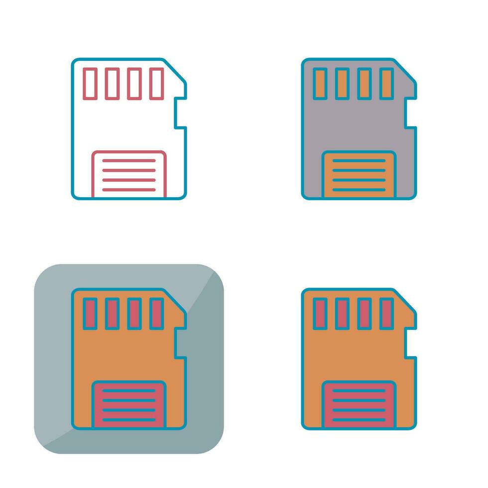 Memory Card Vector Icon