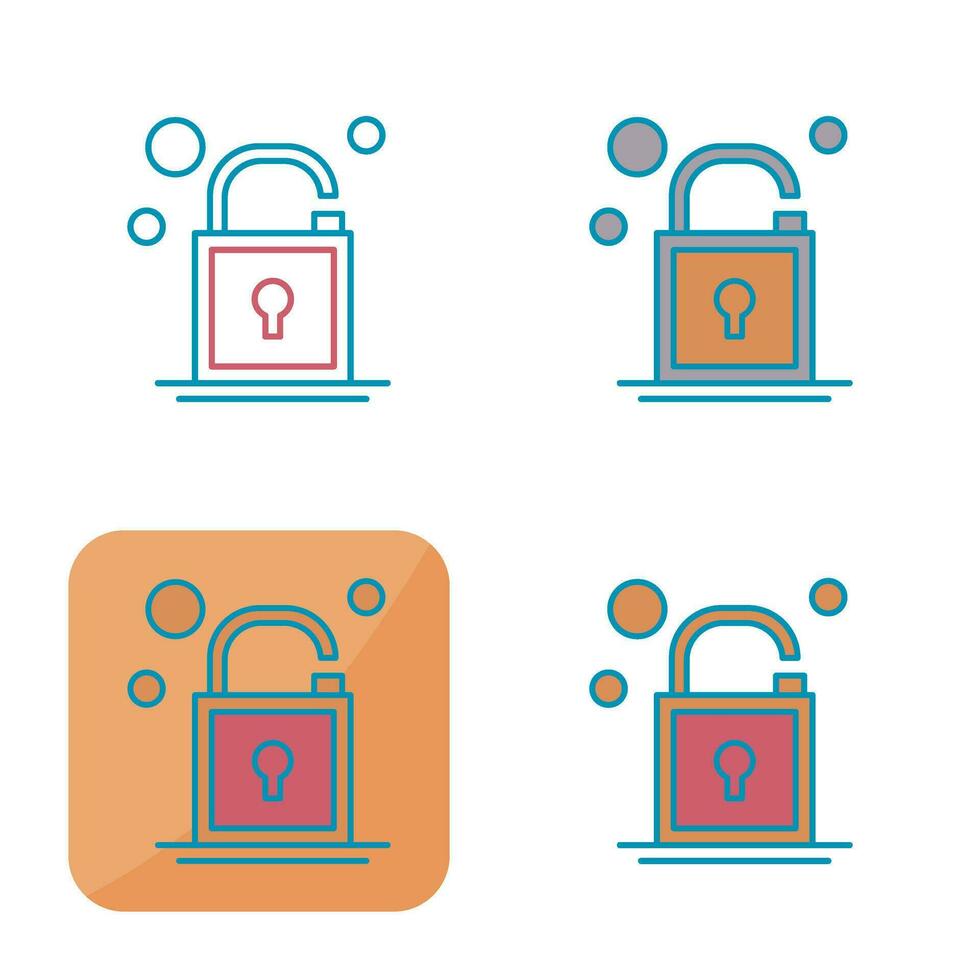 Open Lock Vector Icon