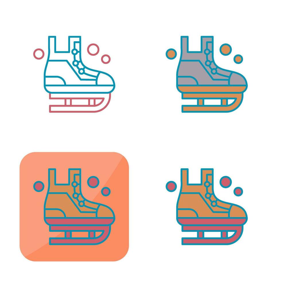 Ice Skating Vector Icon