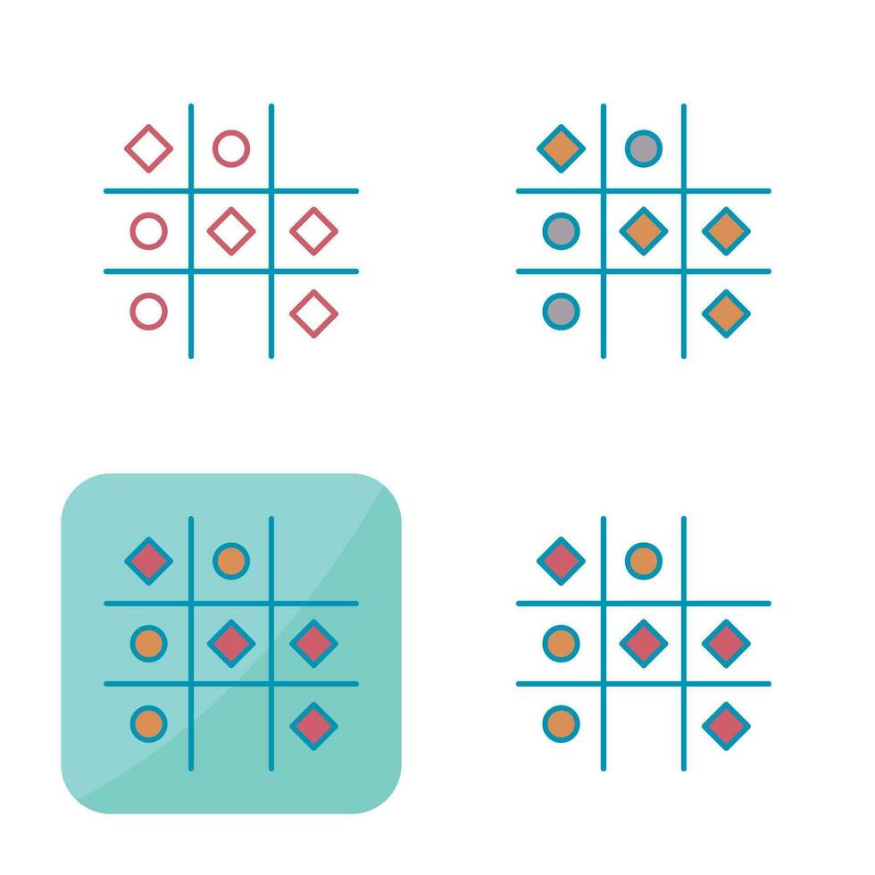 Tic Tac Toe Vector Icon