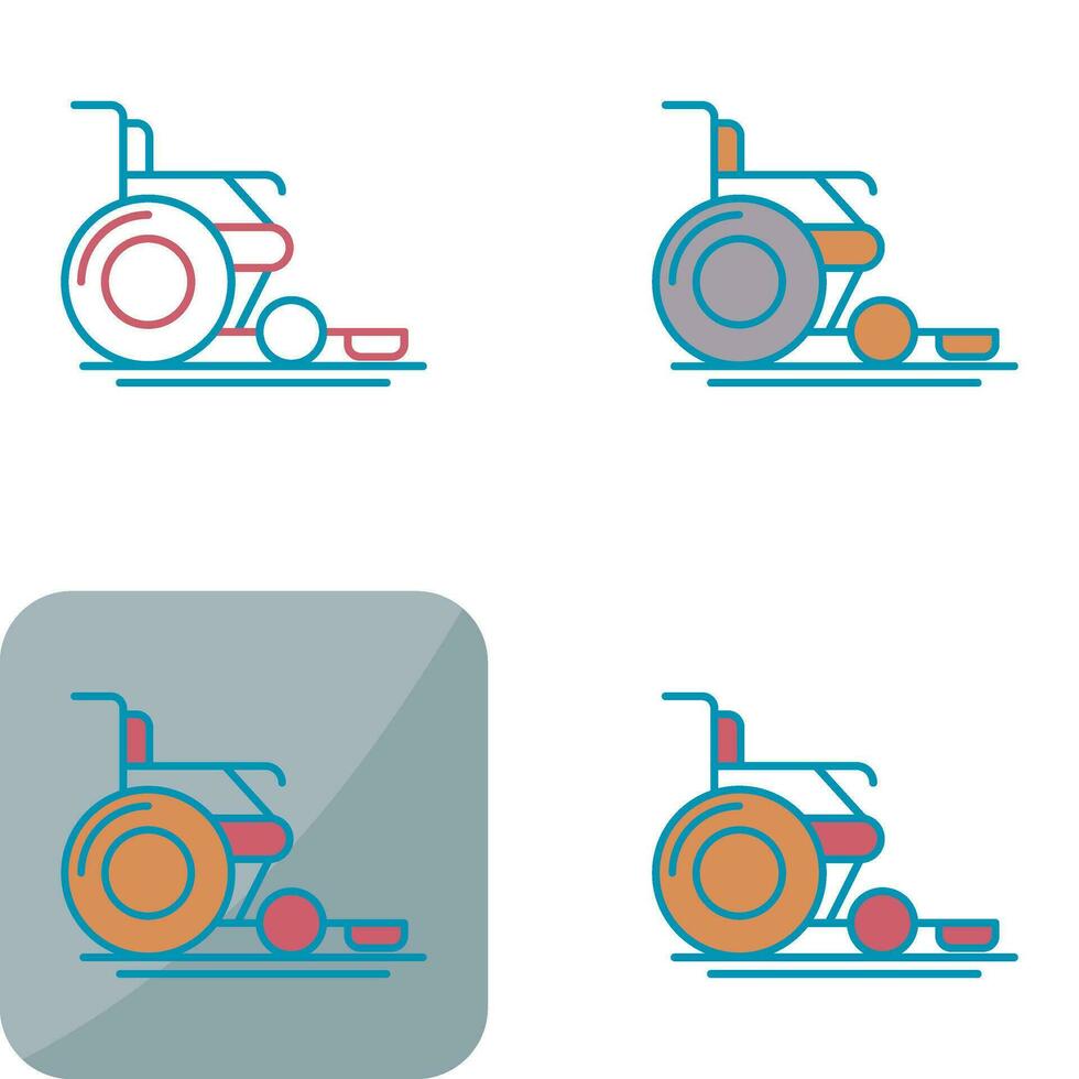 Wheel Chair Vector Icon