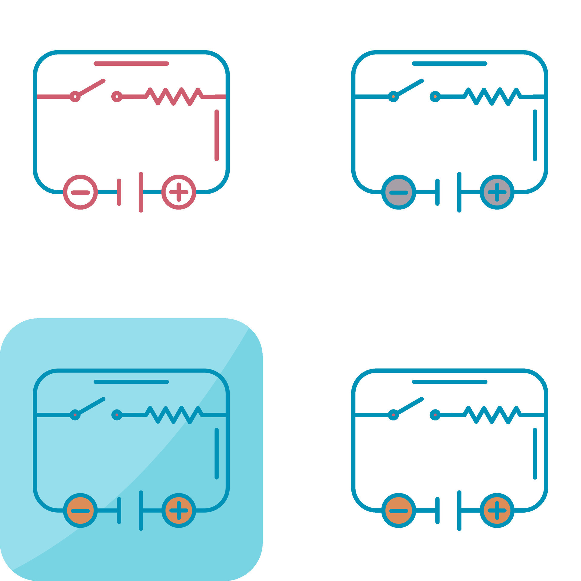 Electrical Circuit Vector Icon 34663727 Vector Art at Vecteezy