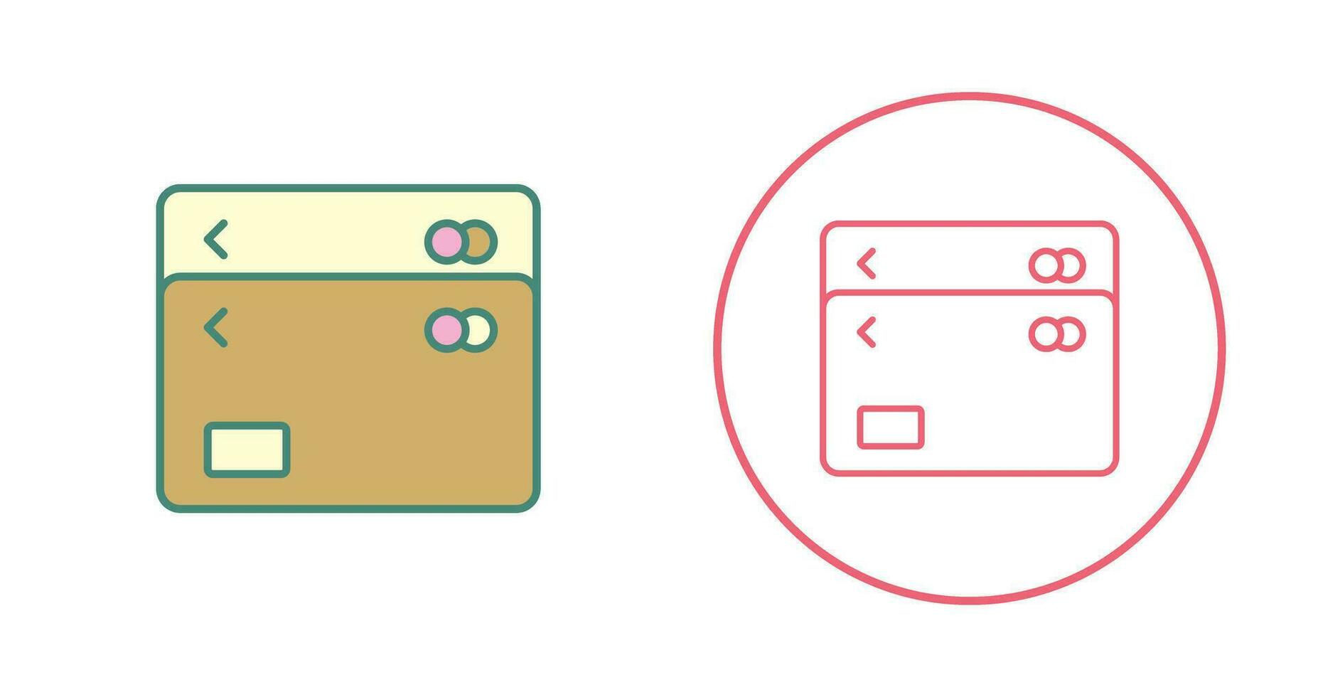 Unique Multiple Cards Vector Icon