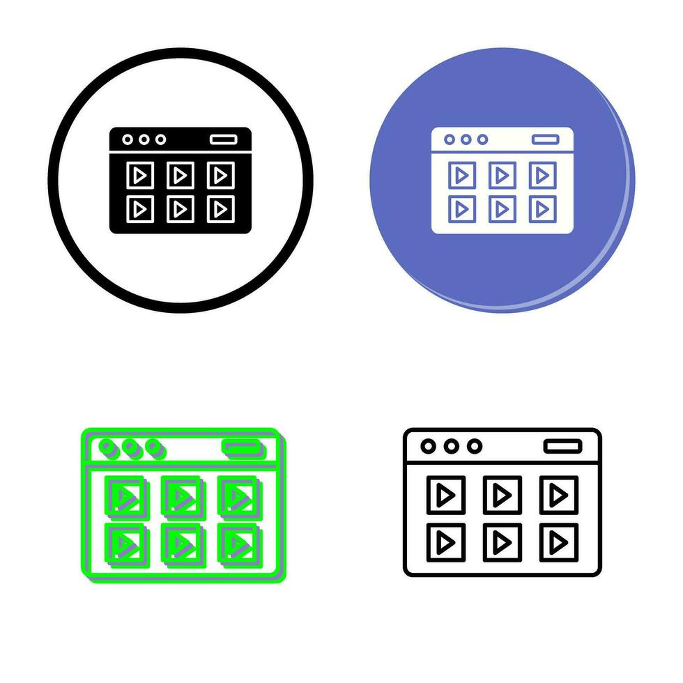 Online Course Vector Icon