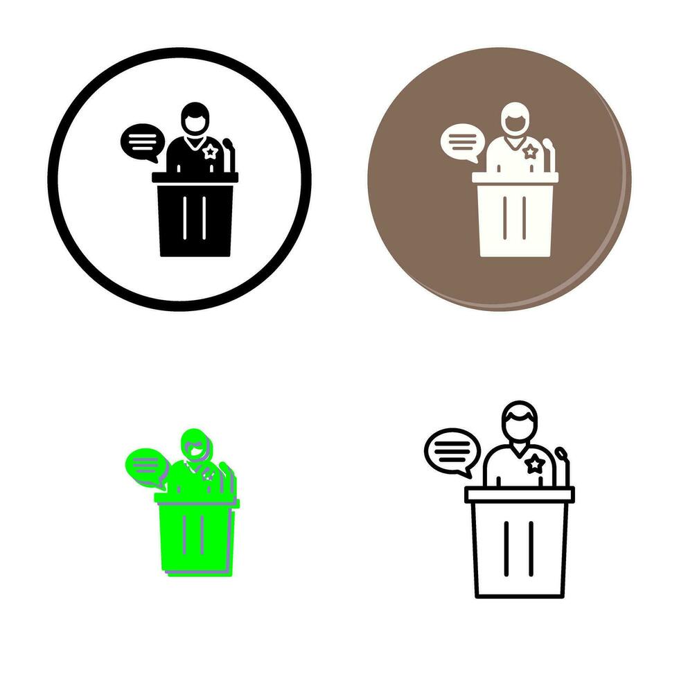 Debate Vector Icon