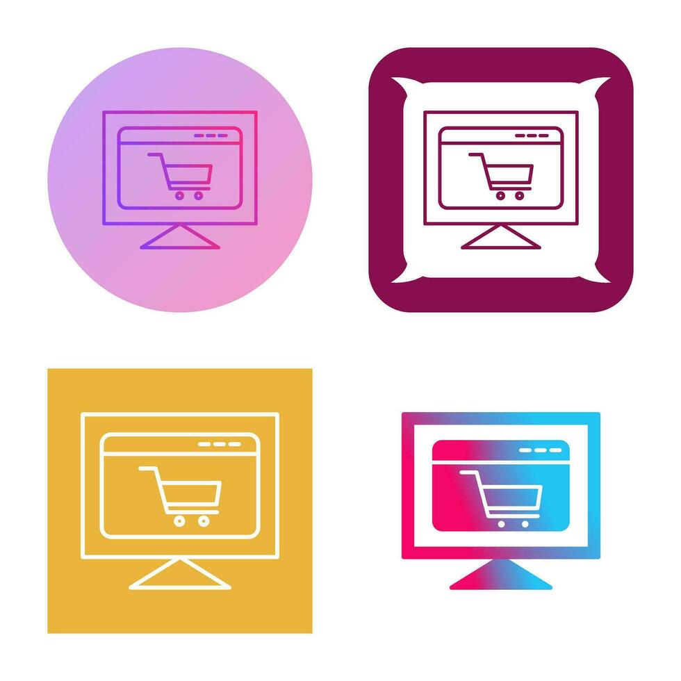 Ecommerce Website Vector Icon