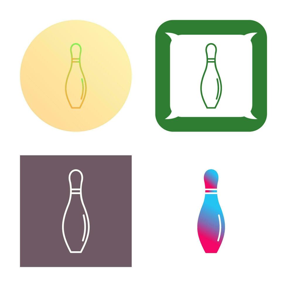 Bowling Pin Vector Icon