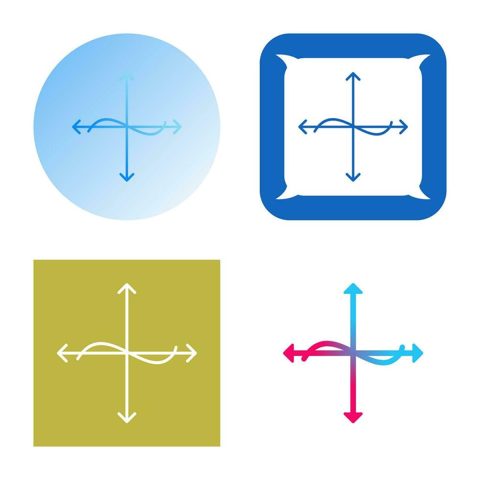 Unique Graph Vector Icon
