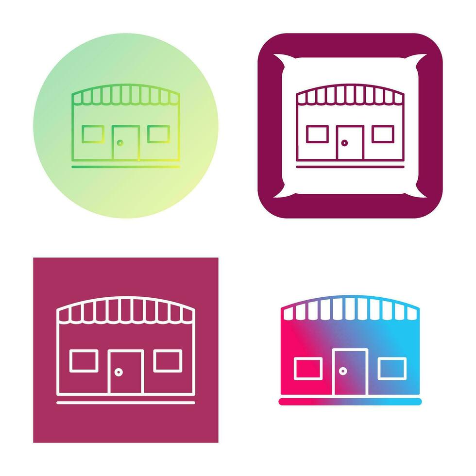 Unique Store Vector Icon