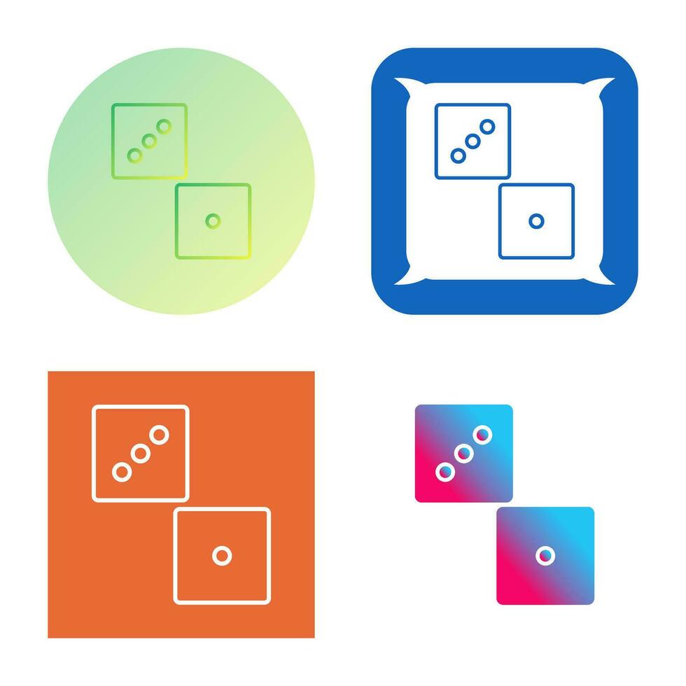 Unique Dice Vector Icon