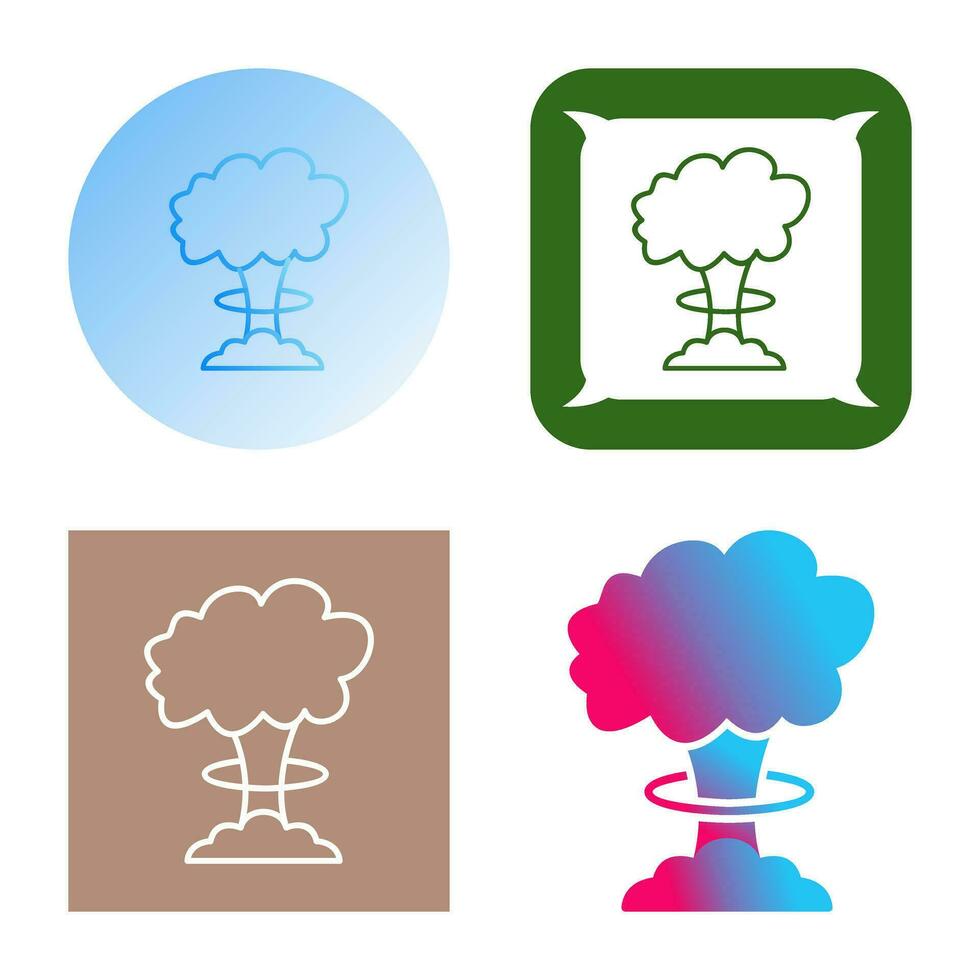 Unique Bomb Blast Vector Icon