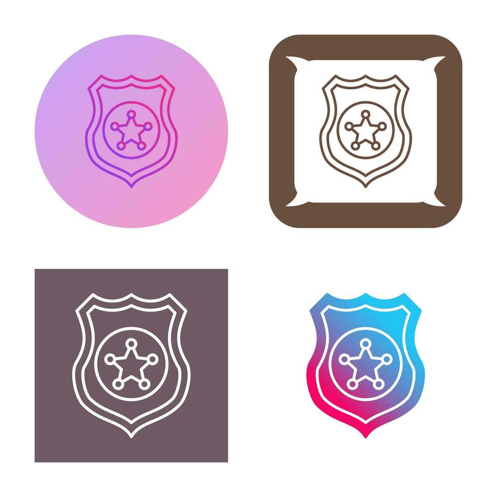 Police shield Vector Icon