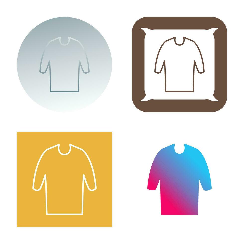 icono de vector de camisa casual