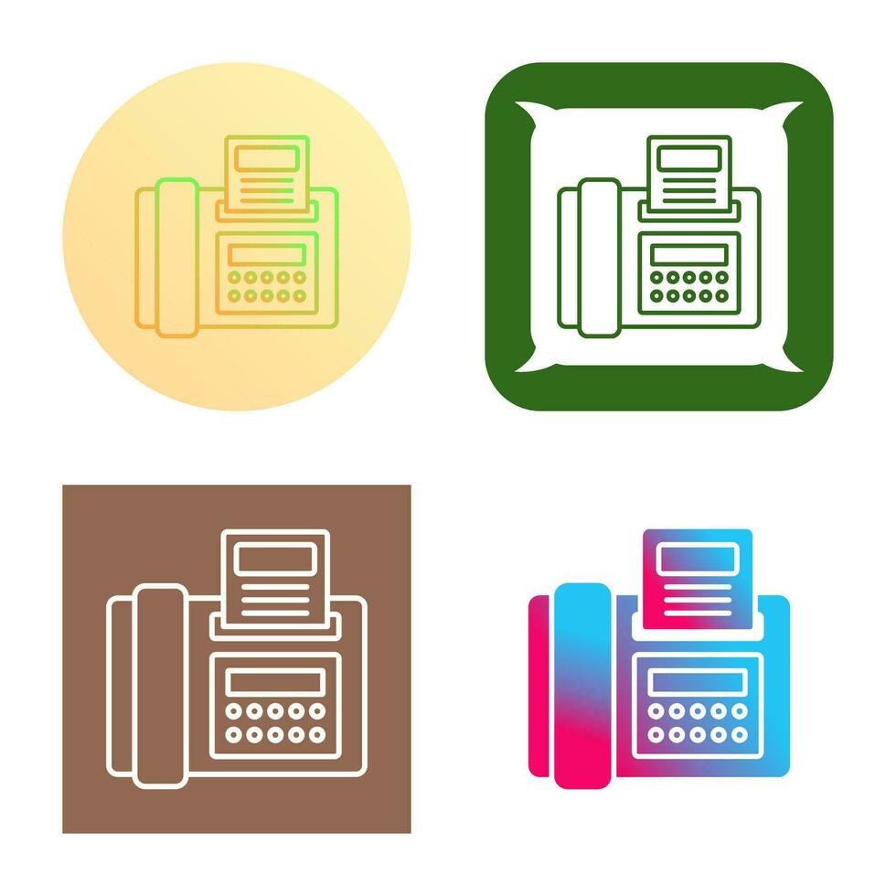 Fax Vector Icon