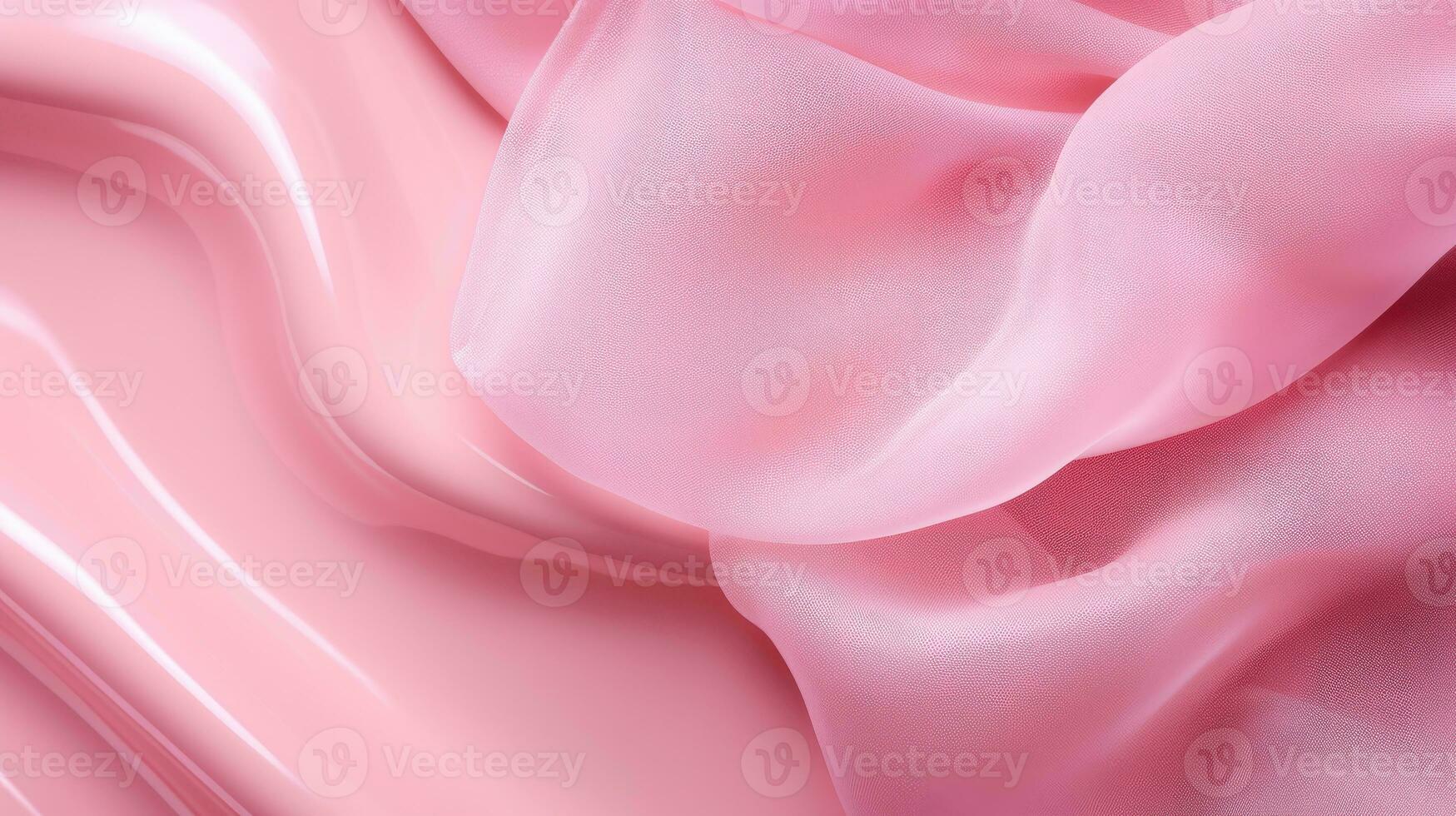 wavy pink background with copy space photo