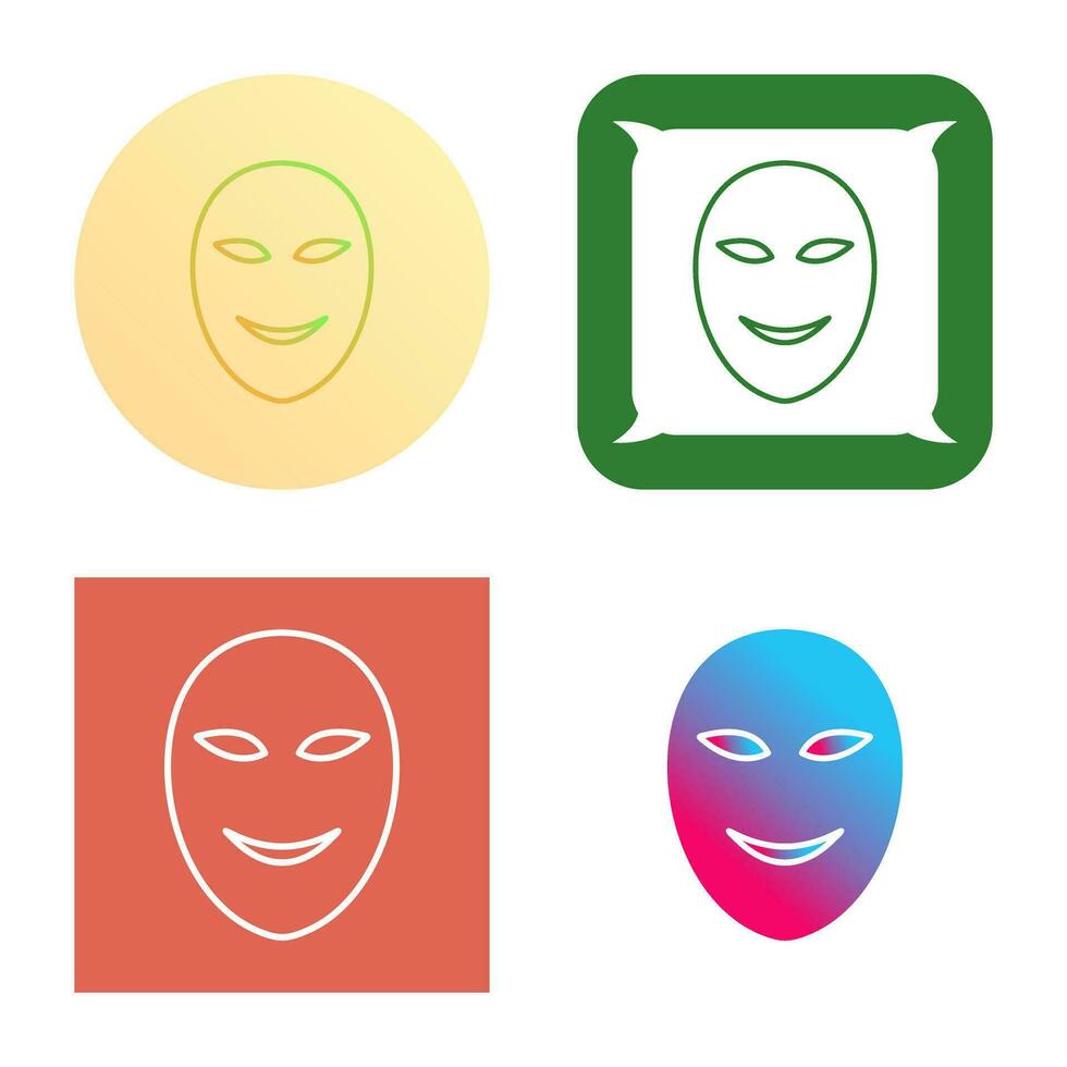 Ancient Face Mask Vector Icon