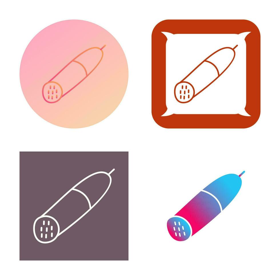 Salami Vector Icon