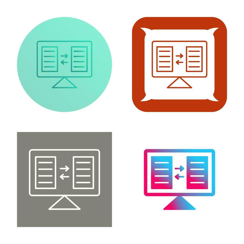 File Sharing Vector Icon