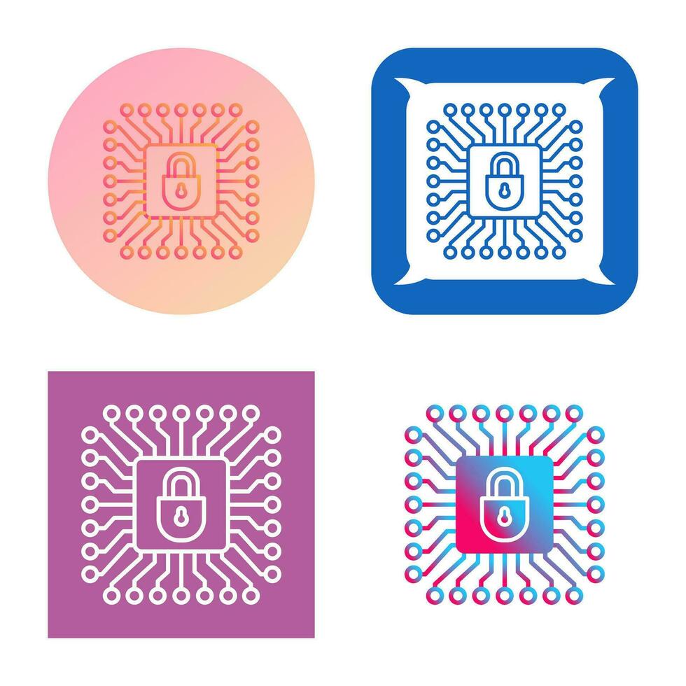 Cyber Protection Vector Icon