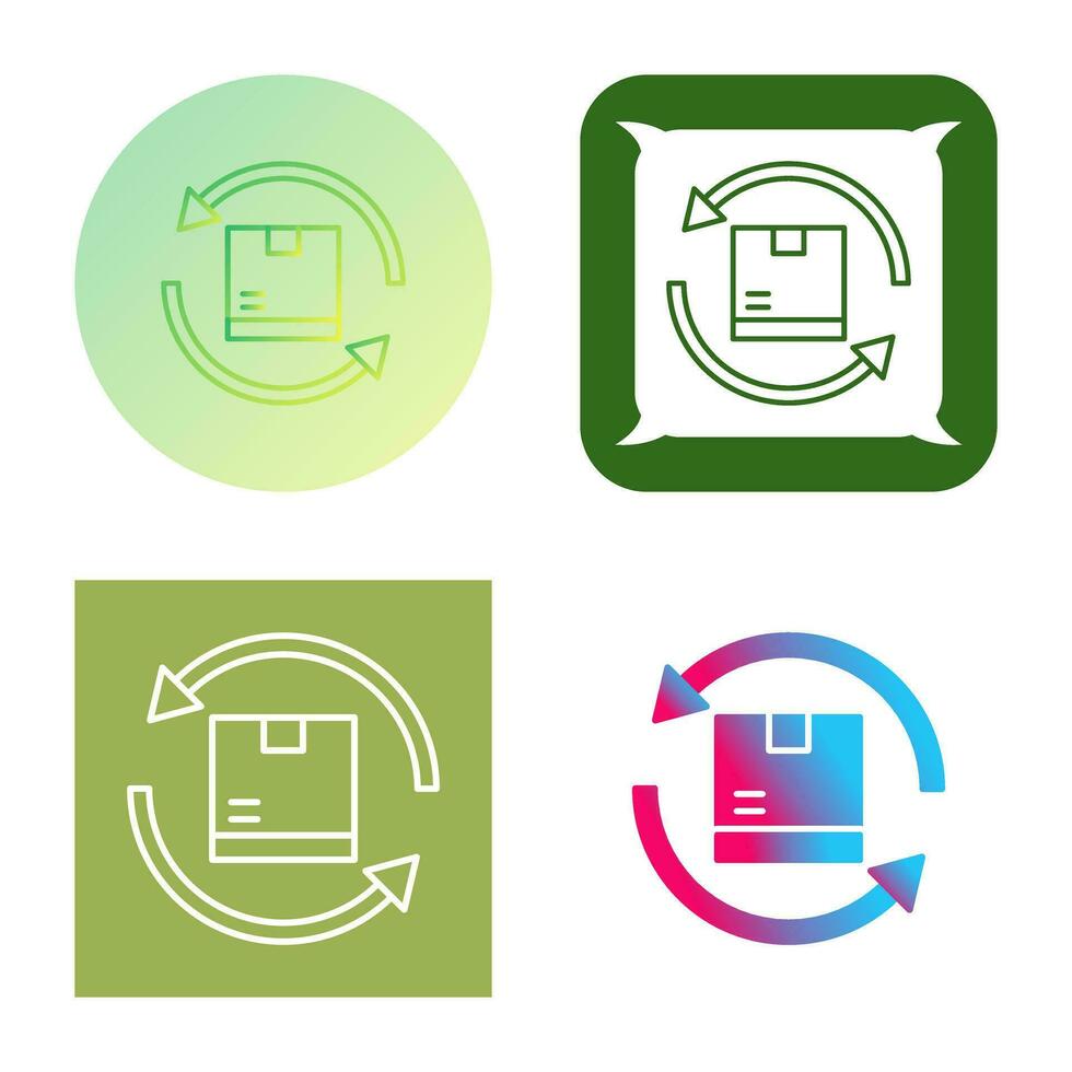 Product Return Vector Icon