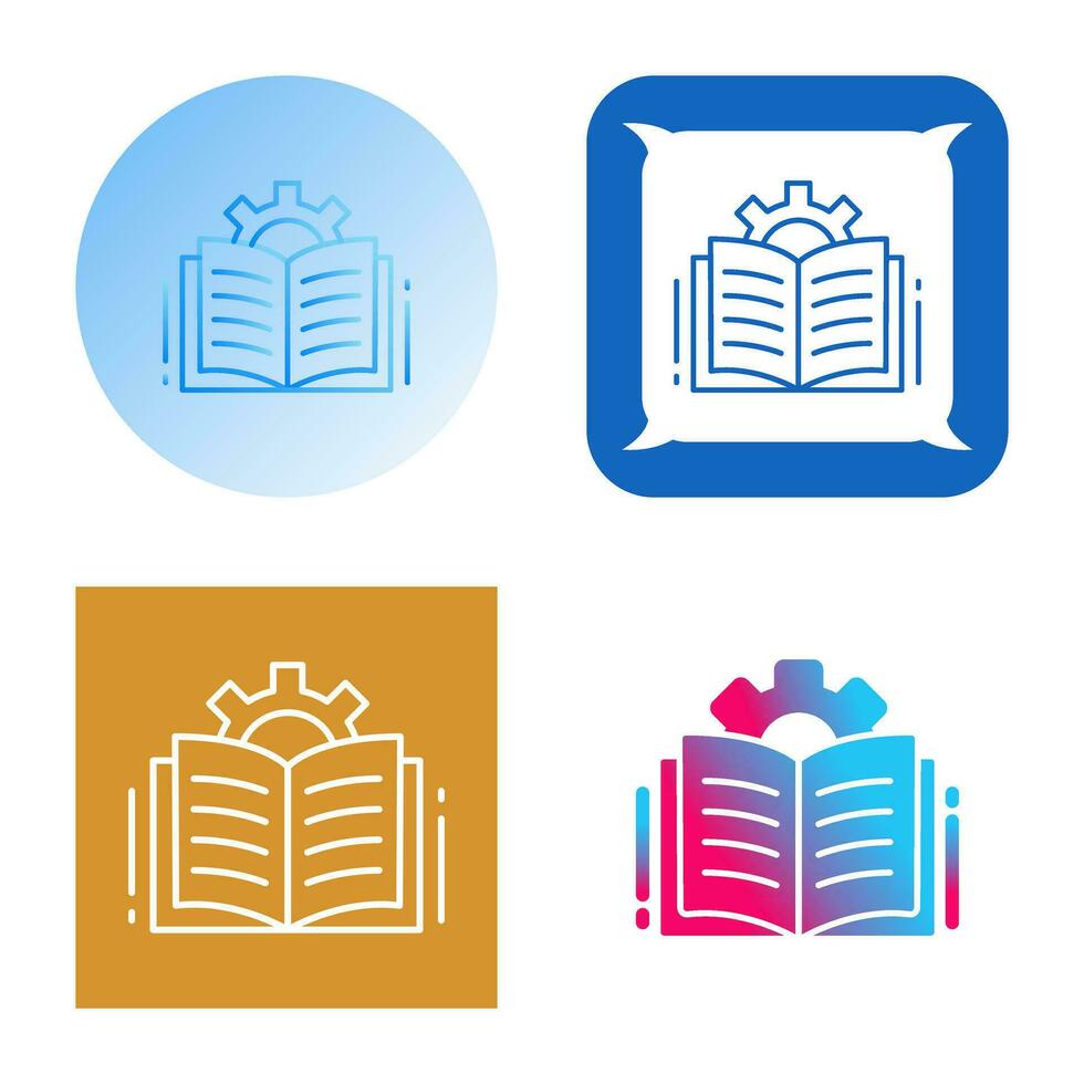 Open Book Vector Icon