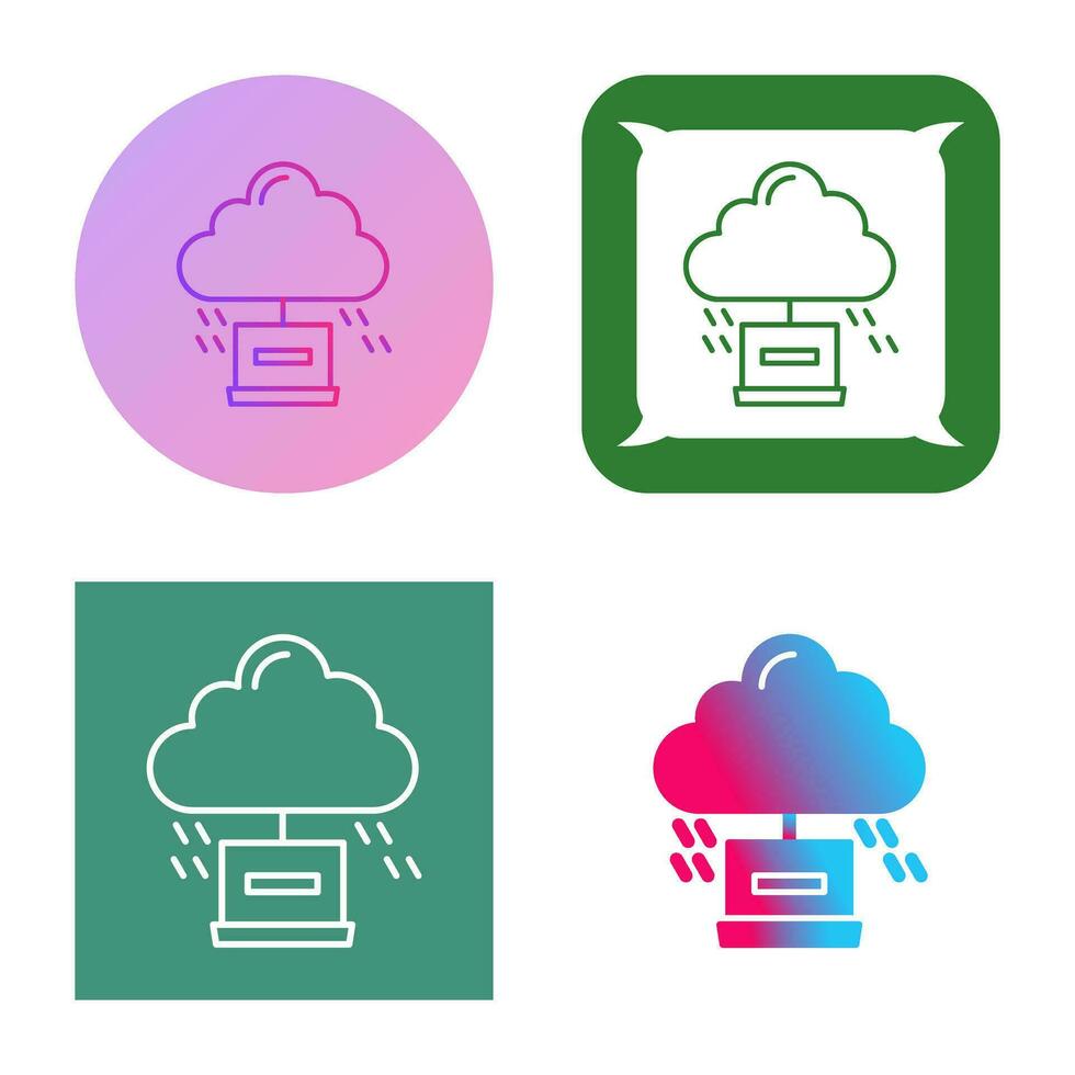 Cloud Computing Vector Icon