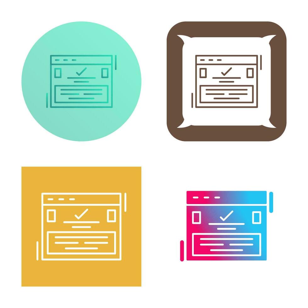 Complete Vector Icon