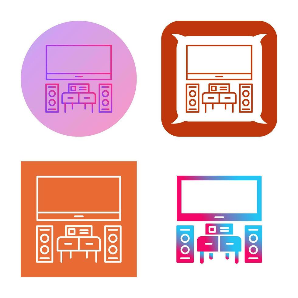 Home Theater Vector Icon