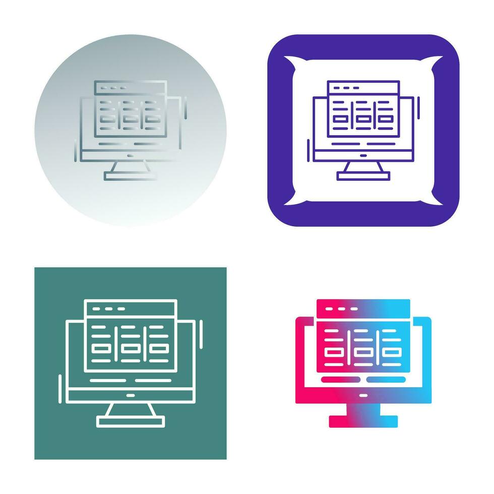 Layout Vector Icon