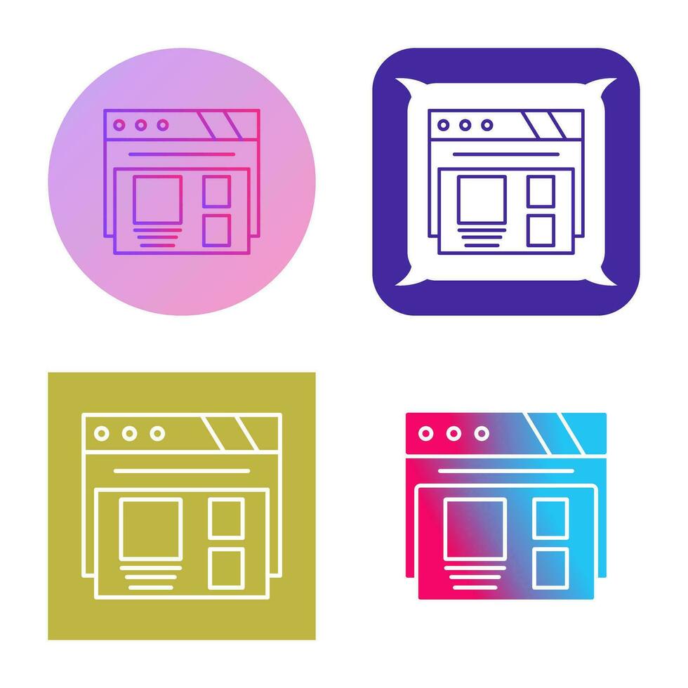 Layout Vector Icon