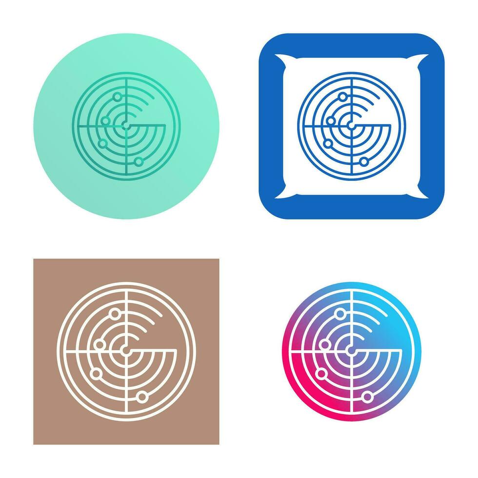 Radar Vector Icon