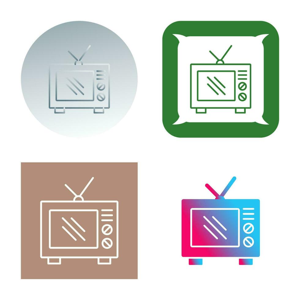 Old TV Vector Icon