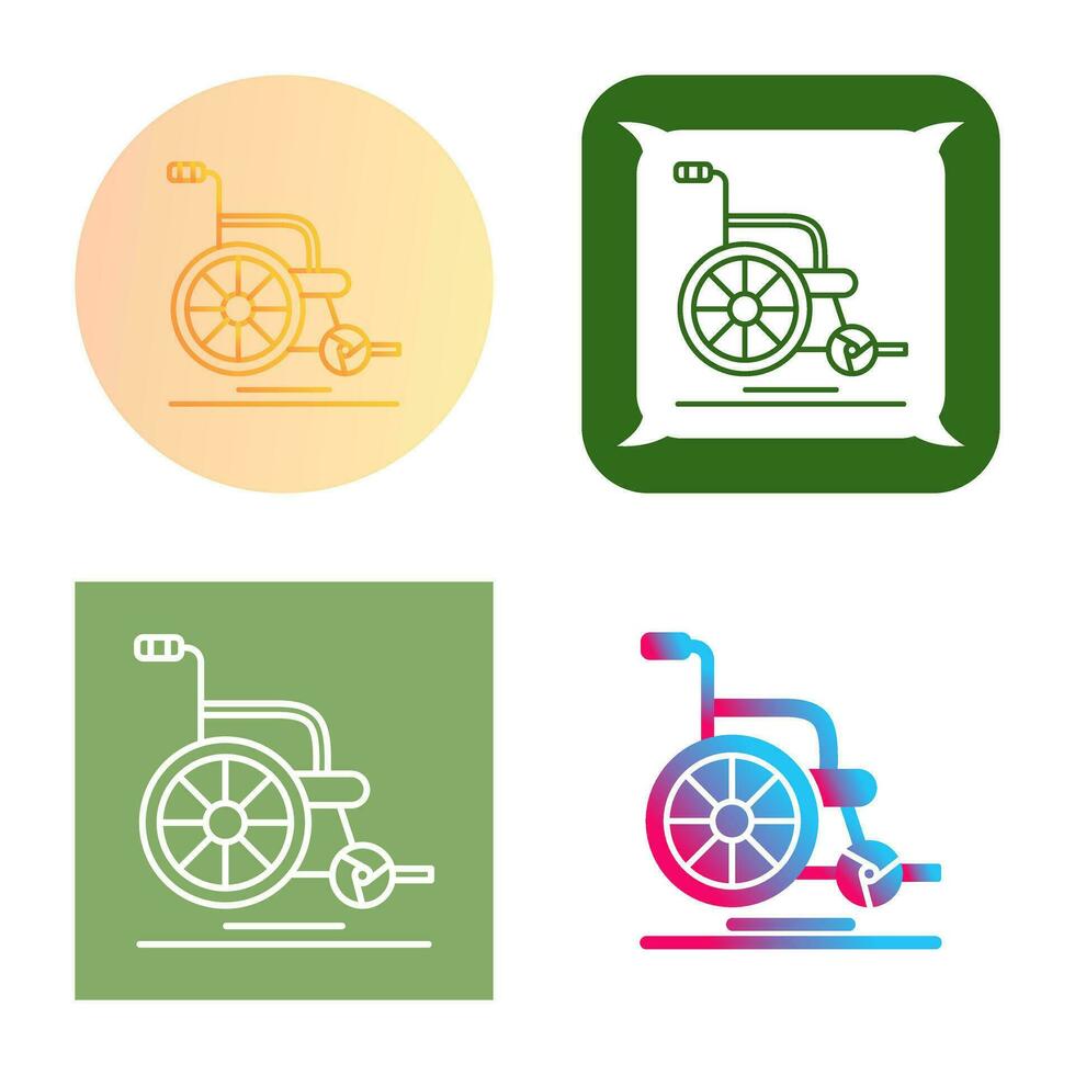 Wheel Chair Vector Icon