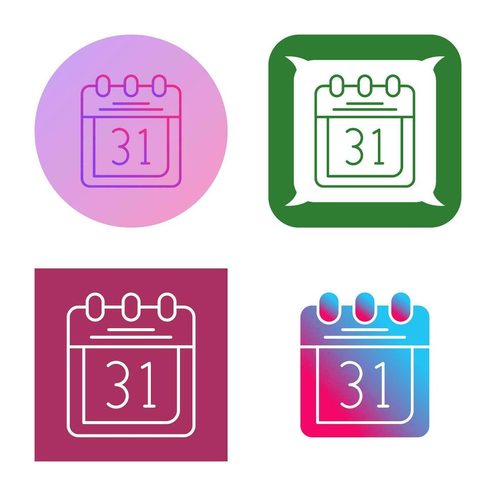 Calendar Vector Icon