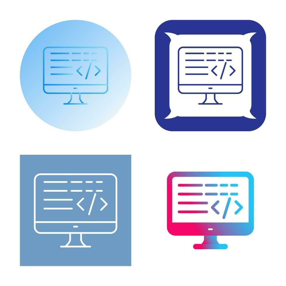 Coding Vector Icon