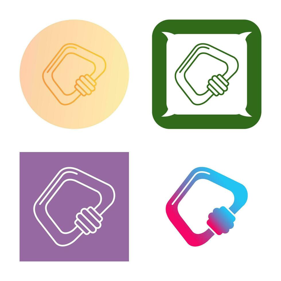 Carabiner Vector Icon