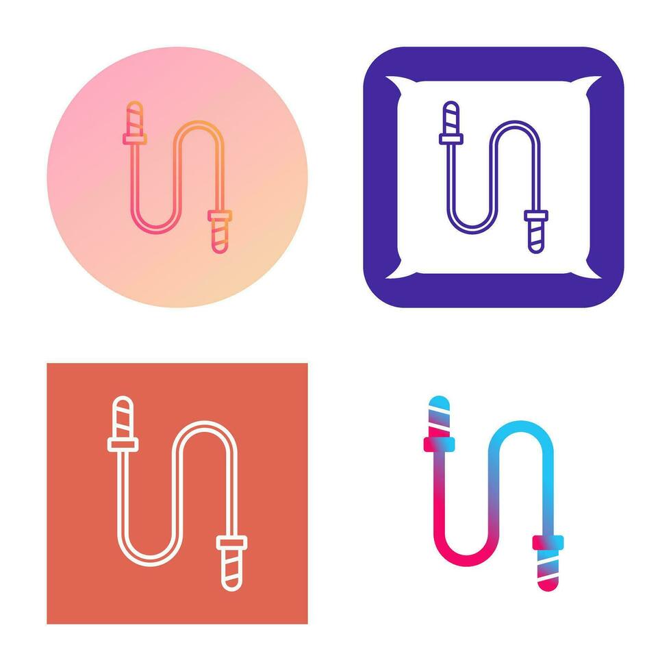 Jumping Rope Vector Icon