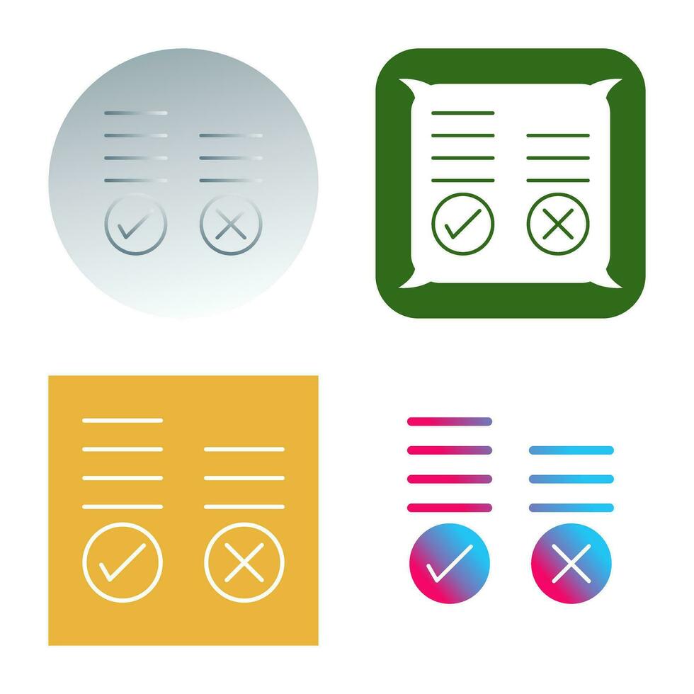 Voting Result Vector Icon