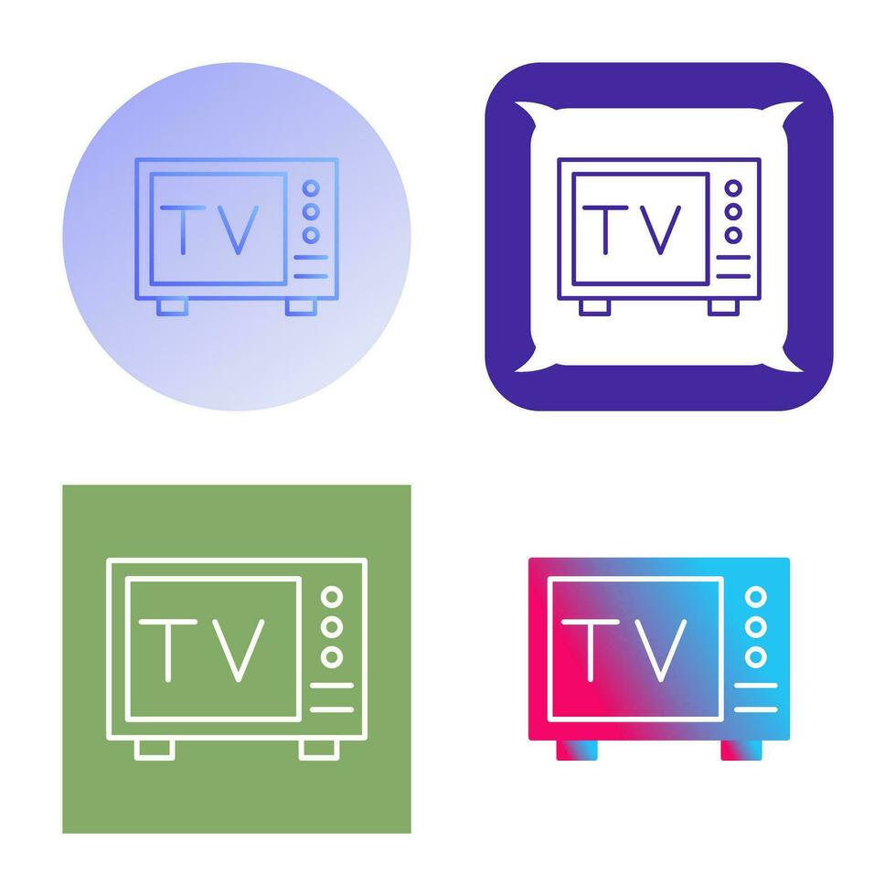 icono de vector de tv