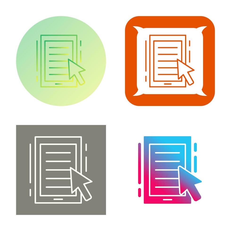Ebook Vector Icon