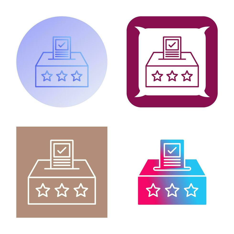 Ballot Vector Icon